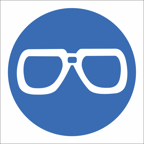Eye protection sign SABS - MV1