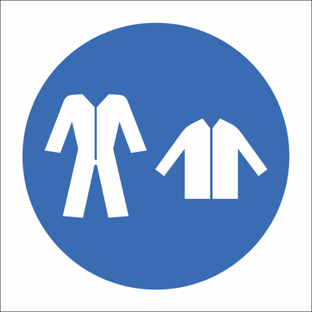 Protective clothing required sign SABS - MV28