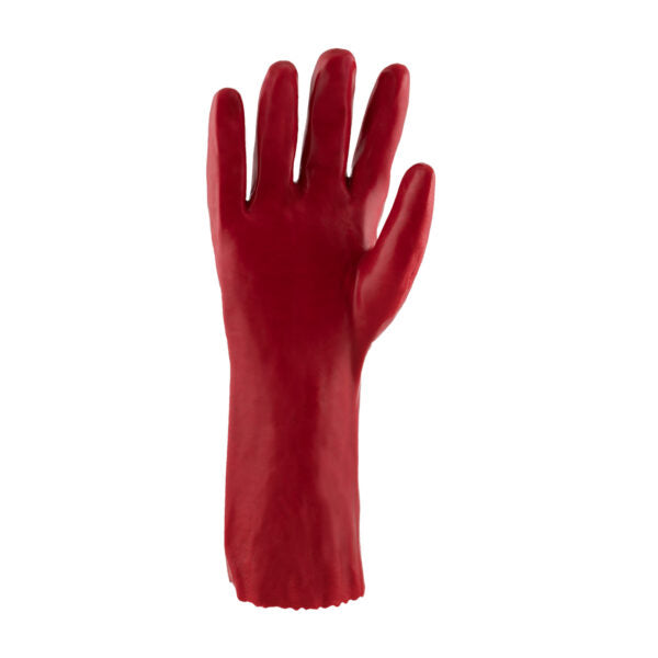 REBEL Tru Touch Red PVC Medium Weight Elbow Gloves