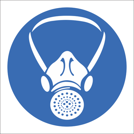 Respiratory protection sign SABS - MV2
