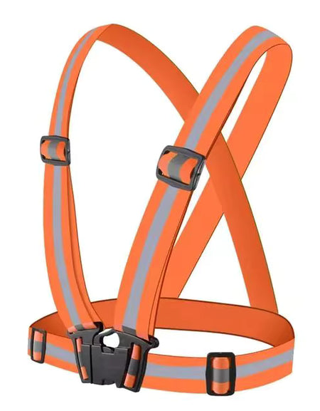 Hi Viz Reflective Sash Brace with Elastic - Safety belt