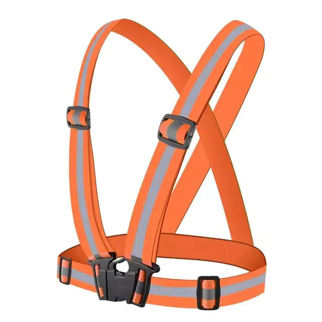 Hi Viz Reflective Sash Brace with Elastic - Safety belt