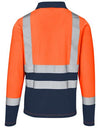 Two Tone Hi-Vis Golf Shirt - Long Sleeve