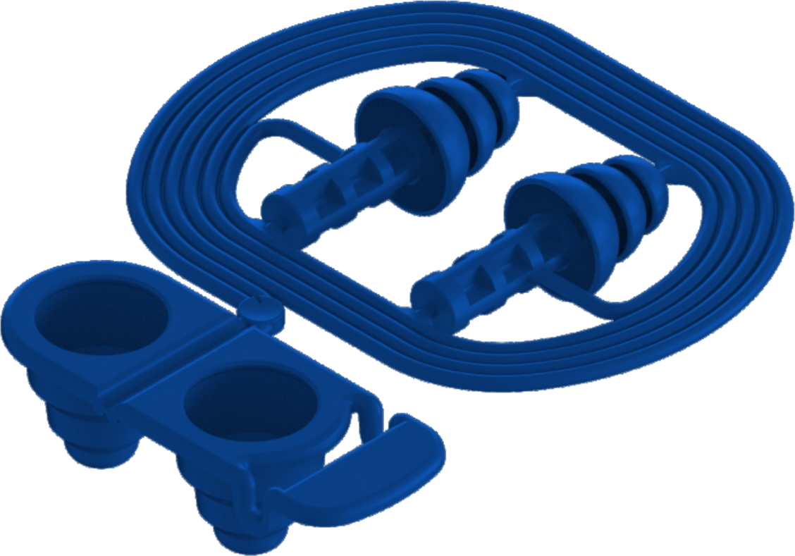 Pluxone Reusable Corded Ear Plugs