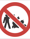 No littering sign SABS - PV23