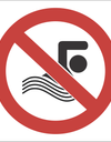 No Swimming sign SABS - PV24