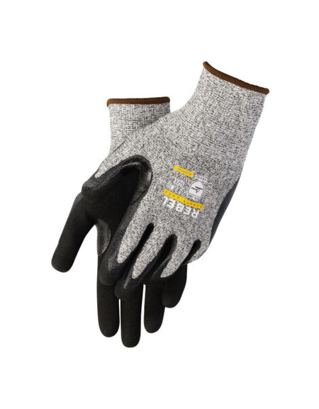 REBEL Tru Touch Cut 5 Nitrile Wrist Gloves