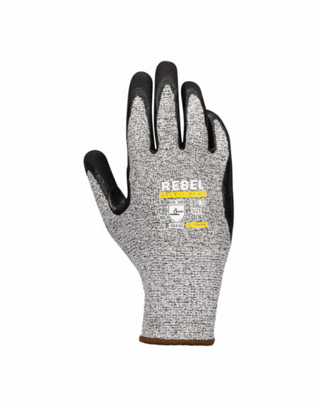 REBEL Tru Touch Cut 5 Nitrile Wrist Gloves