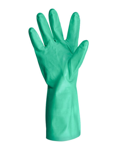REBEL Tru Touch Green Nitrile Chemical Gloves