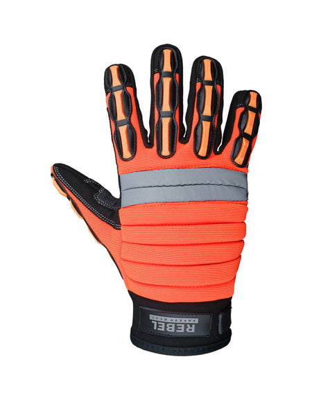 REBEL Impact Resistant Hi Viz Gloves