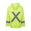 REBEL AquaSkin Rubberised Hi Viz Reflective Rainsuit