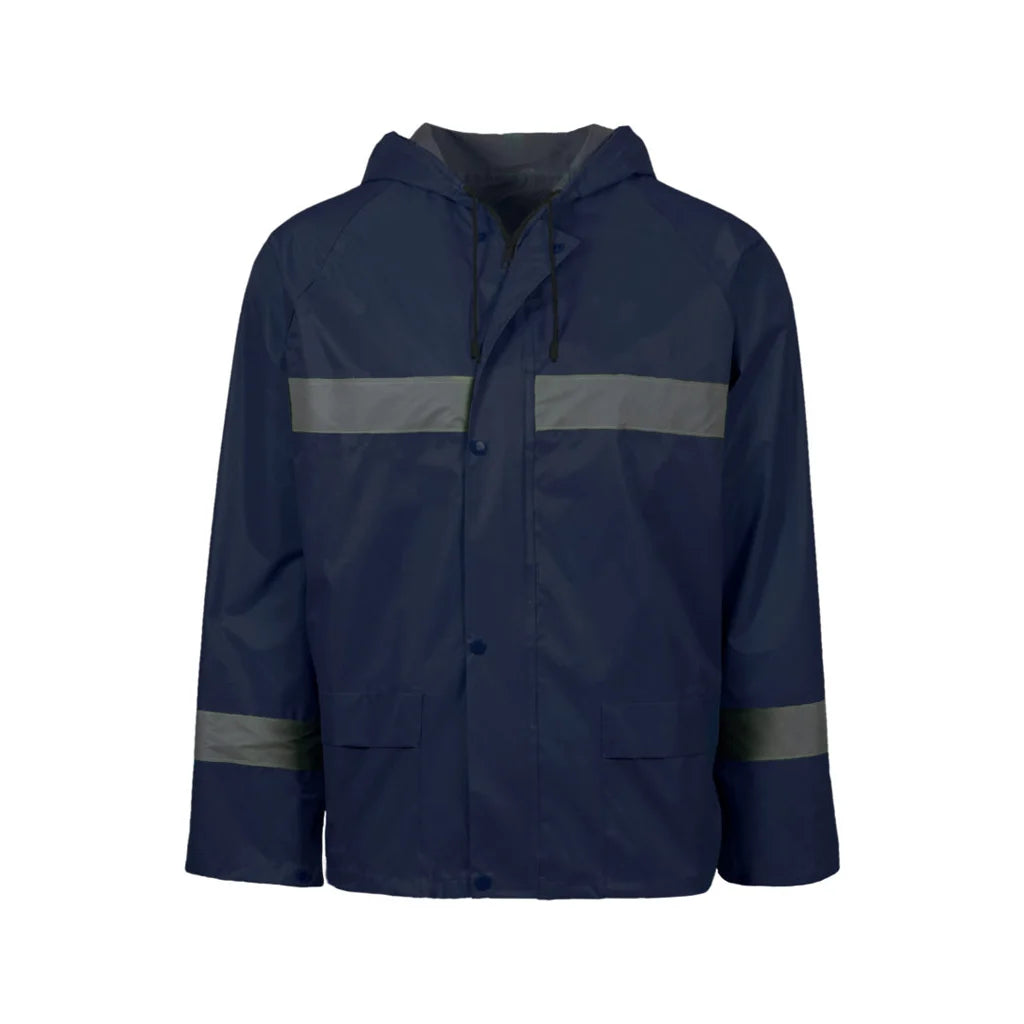 REBEL AquaSkin Rubberised Hi Viz Reflective Rainsuit