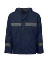 REBEL AquaSkin Rubberised Hi Viz Reflective Rainsuit