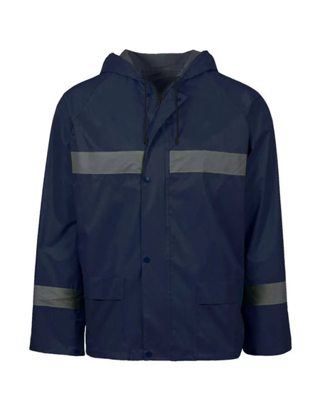 REBEL AquaSkin Rubberised Hi Viz Reflective Rainsuit