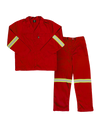 Reflective worksuit Contisuit polycotton Paramount Javlin - with reflective tape - Light Colours