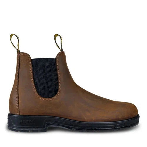 REBEL Urban Retro Classic Chelsea Boot Black