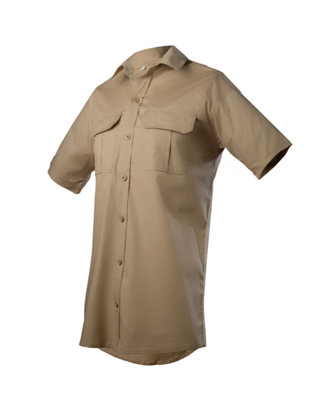 Mens Safari Bush Shirt Short Sleeve