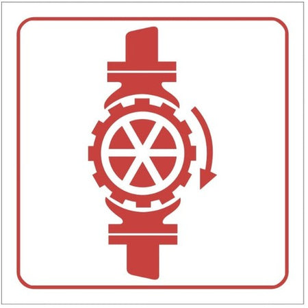 Sprinkler stop valve Sign SABS - FB6