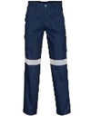 Navy cargo Pants with reflective tape