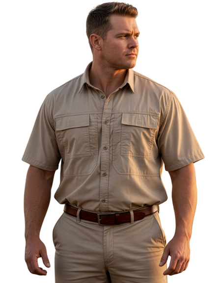 Mens Tamboti Safari Shirt