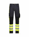 REBEL Men’s Tech Gear Trousers NightGlo Lime and Gun Metal