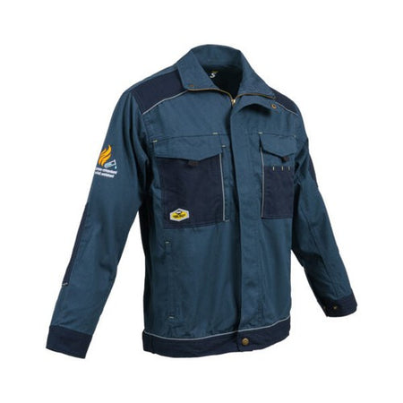 REBEL Tech Gear Acid Flame Jacket - Airforce Blue
