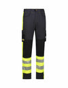 REBEL Men’s Tech Gear Trousers NightGlo Lime and Gun Metal