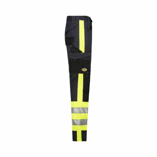 REBEL Men’s Tech Gear Trousers NightGlo Lime and Gun Metal