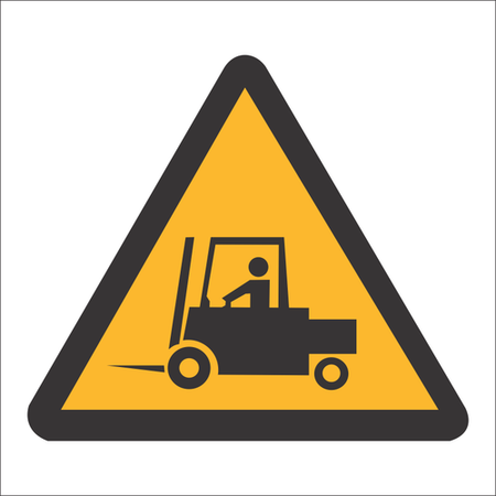 Forklift Hazard sign SABS - WW20