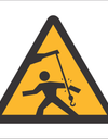 Swinging objects hazard sign SABS -  WW24