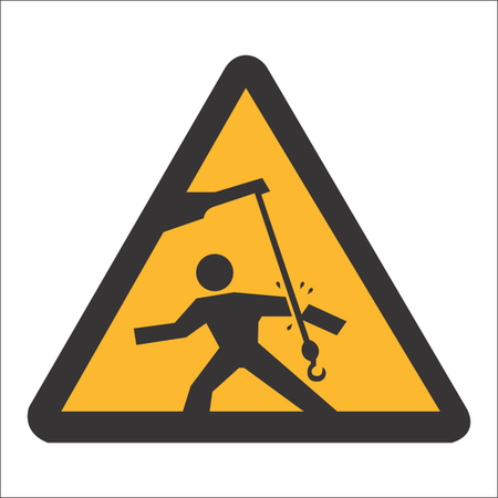 Swinging objects hazard sign SABS -  WW24