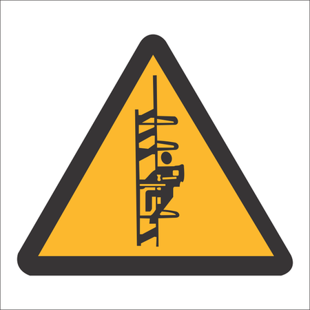 Catwalk hazard sign SABS - WW35