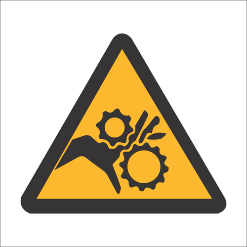 Rotating parts sign SABS - WW39 – Health & Safety Shopping