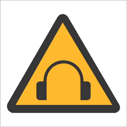 High noise level sign SABS - WW45