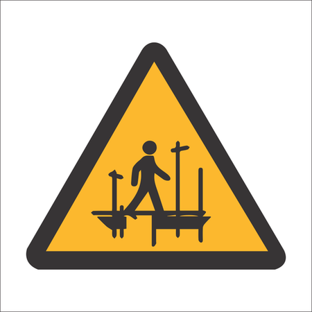 Scaffolding incomplete sign SABS - WW46
