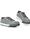 Bronx stripped Safety sneakers low cut Grey