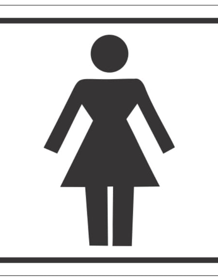 Women's toilet sign