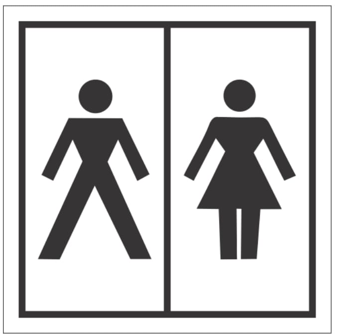 Toilet sign (Male and female)