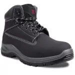 Wright Hiker Holton Black Nubuck Safety Boot - Steel Toe Cap