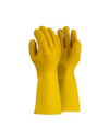 Yellow Commarex Crinkle Latex Glove – Elbow Length 35cm