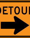 Detour sign