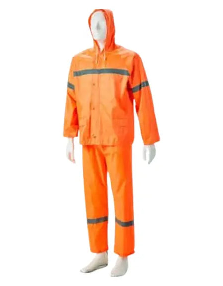 Dromex Rain suit with reflective Tape - Rubberised