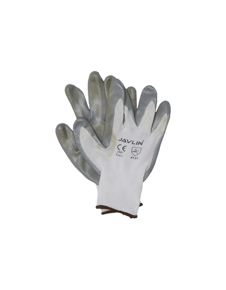 Grey Nitrile Coated Gloves