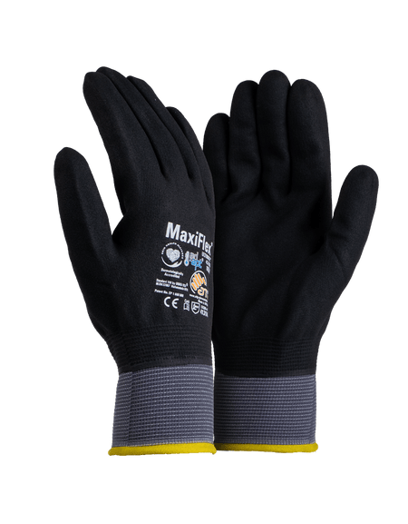Maxiflex Fully Dipped Microfoam Nitrile Coated Gloves