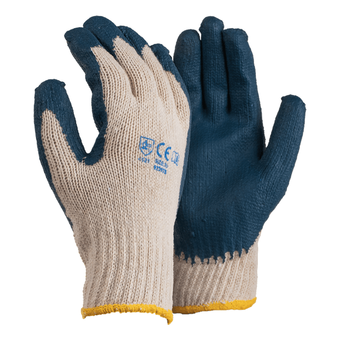 Blue Nitrile Coated Gloves - Javlin