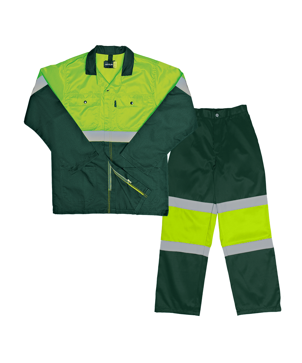 Javlin Hi-Vis Two Tone Conti Suit SABS Specification