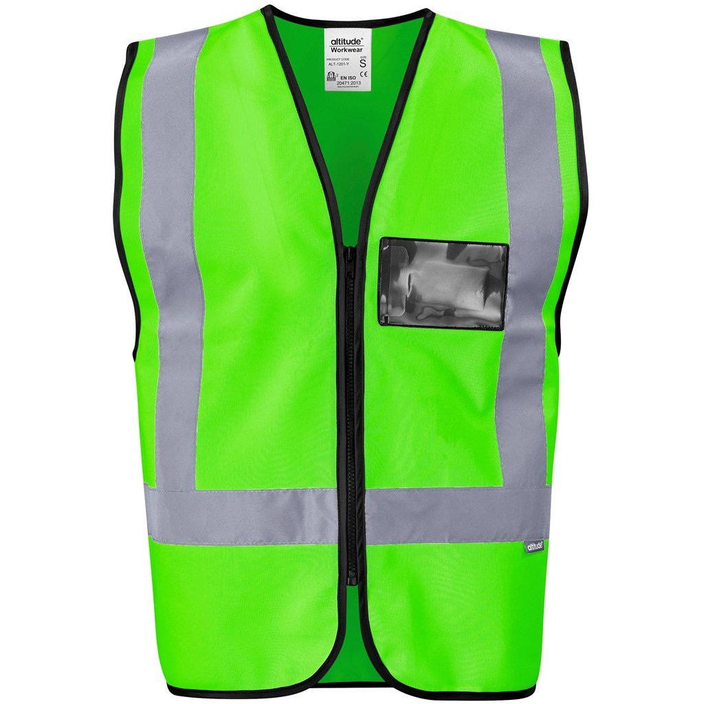 EN4 Hi Viz Reflective Vests with Zip and ID pouch