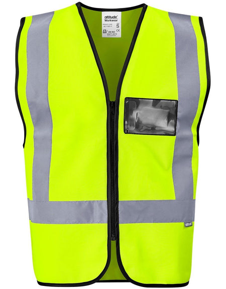 EN4 Hi Viz Reflective Vests with Zip and ID pouch