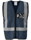 EN4 Hi Viz Reflective Vests with Zip and ID pouch