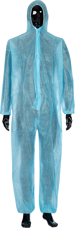 Disposable Non-Woven Protective Coverall – Zip Front